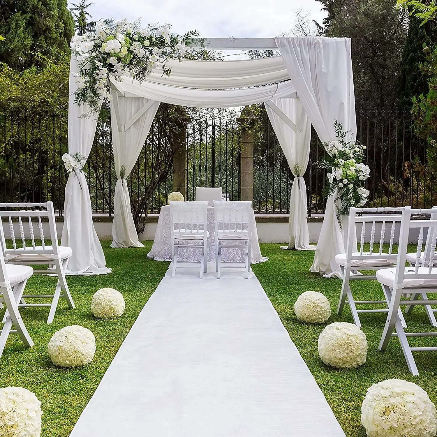 Düğün beyaz halı kaymaz korido - Aisle Runner White incelemesi ve fiyatı