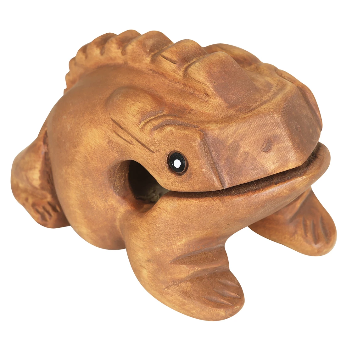 IRIN Thailand Frog Wood Carving Handcrafted Wooden Frog Musical InstrumentOrnaments Hand-carved Toad Creative Vocal Souvenirs