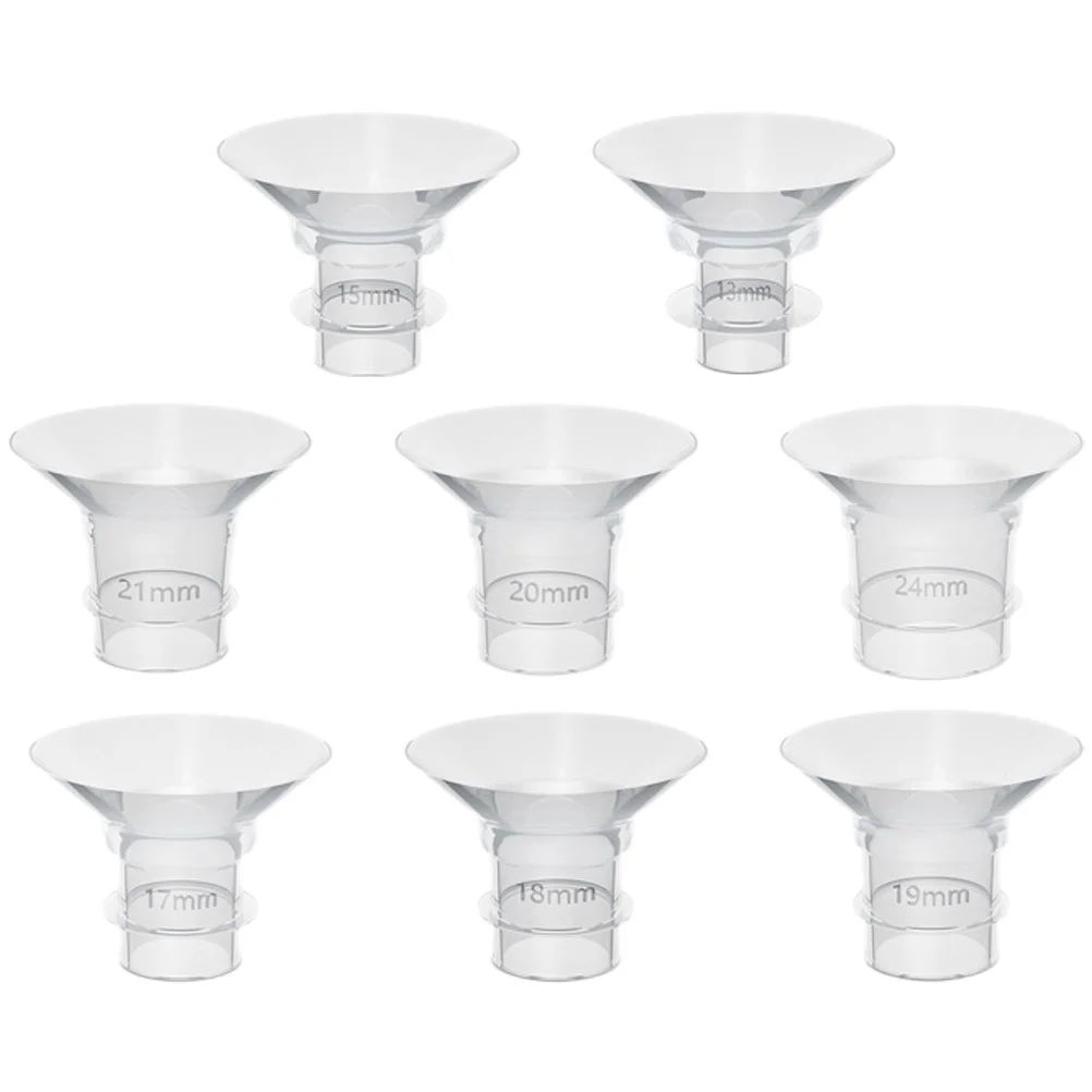 

8Pcs Silicone Breast Pump Flange Inserts Replacement Soft Comfortable Durable for Wearable Electric Breast Pump Accessories
