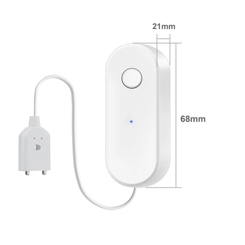 Zigbee Water Sensor Leak Detector Tuya Liquids Leakage Sensor Wireless Water Level Alarm Smart Life App Alert Need Zigbee Hub
