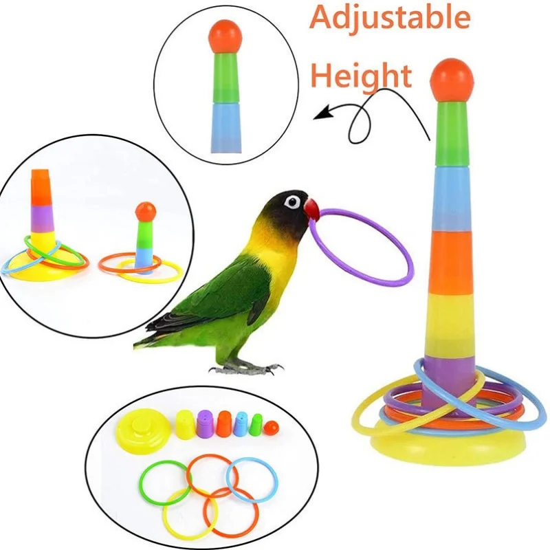 Parrot Toy Set, Bird Supplies, Bird Supplies, Ferrules, Bird Toy Combination Set