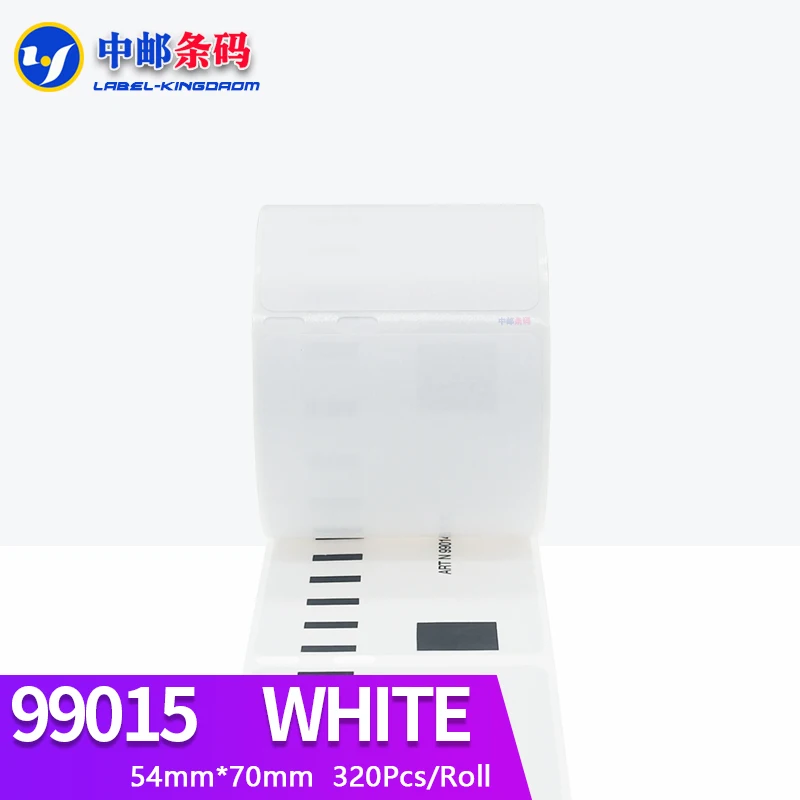 Imagem -06 - Genéricos Dymo Etiqueta Compatível para Labelwriter Impressora Térmica 99015 Branco 450turbo 4xl 54 Milímetros 70 Milímetros 320 Pcs 50 Rolos