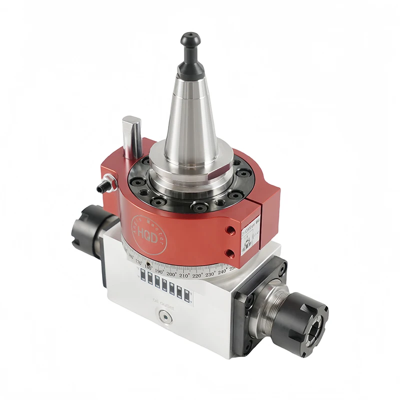HQD ISO30 ER25 2-angle Head with Motor 8400rpm Spindle Speed for CNC Engraving Machine