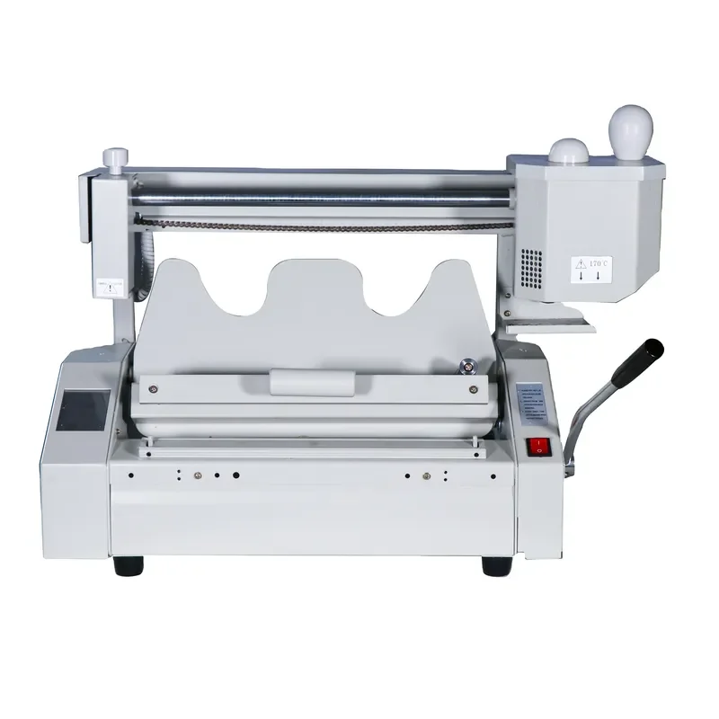 Hot Sale Office Manual Hot Glue Bookbinding Machine Perfect Binder for Cinch Book No MOQ