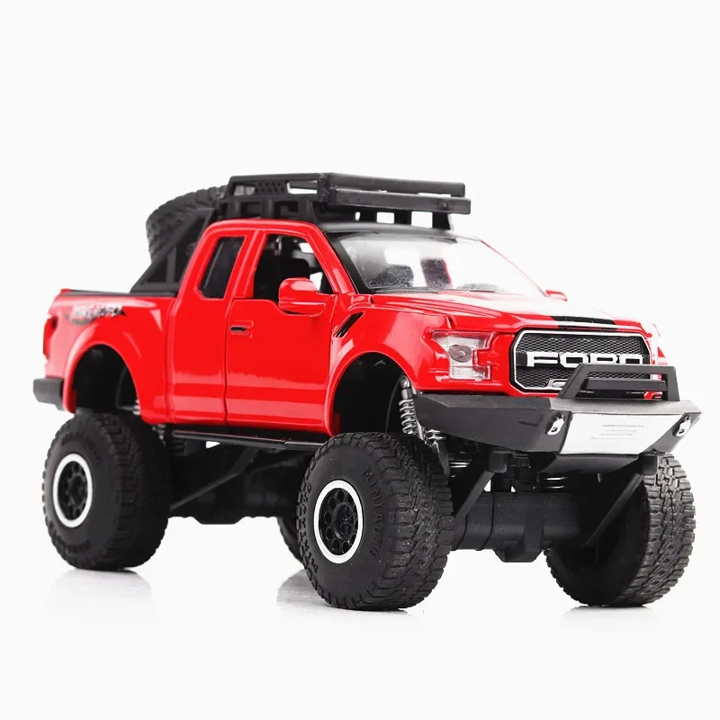 Kawaii Spielzeugauto lustiges Geschenk – 1:32 Legierung Monster Truck Automodell, Simulation cooles Licht Sound Auto Spielzeug, Spielzeug für Kinder von 2 bis 4 Jahren