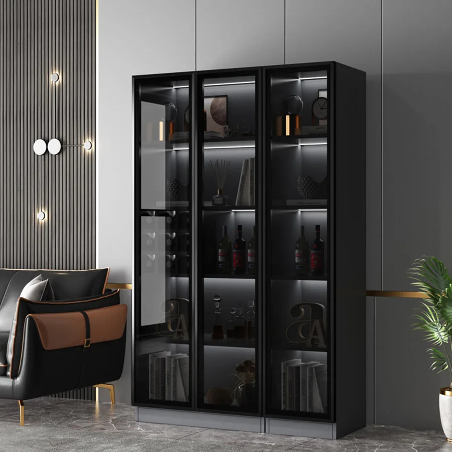 Column Bar Cabinet Living Room Commercial Modern Boutique Mobile Industrial Display Wine Rack Narrow Armadietto Ideas Furniture