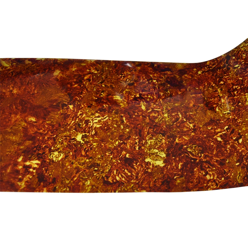 

Gauge 0.71mm Brown Tortoise Celluloid Sheet 320x1300mm for Pickguard accordion Custom