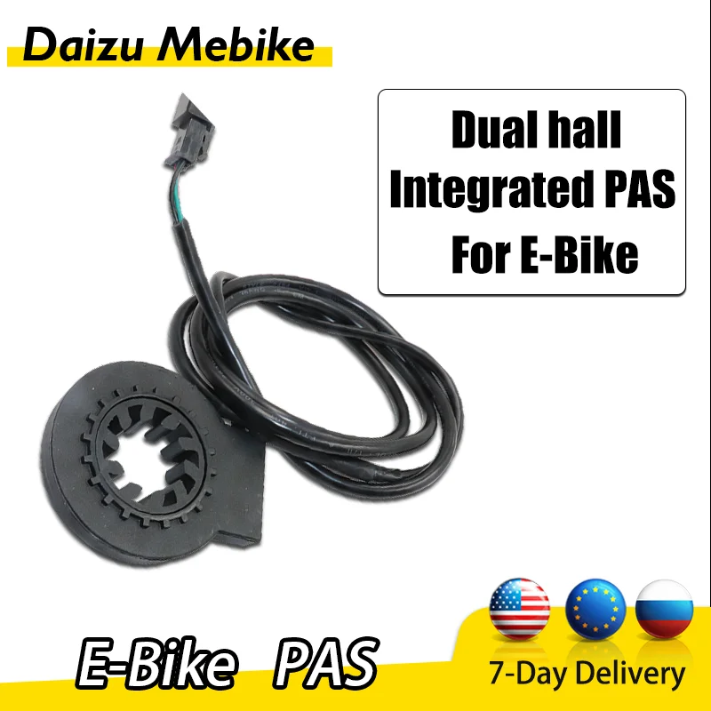 Electric Bike Integrated10 Magnet PAS Accelerator  Electric Bike Pedal Assistant Sensor Waterproof  Ebike Conversion Kit