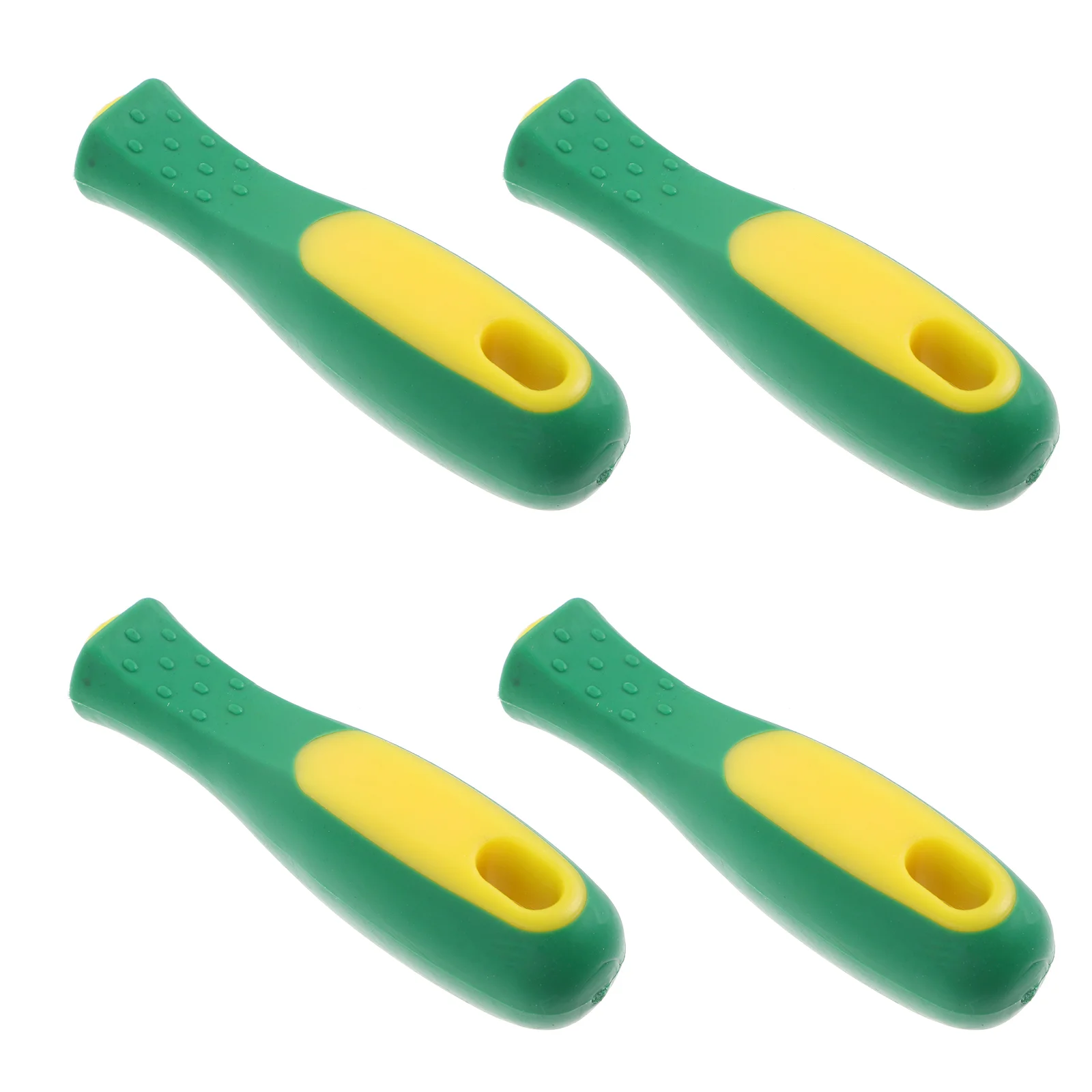 Rubber Grip Replacement Handles, File Handle for Cutting Tool, Small Files, Acessórios Cover, 4 Pcs