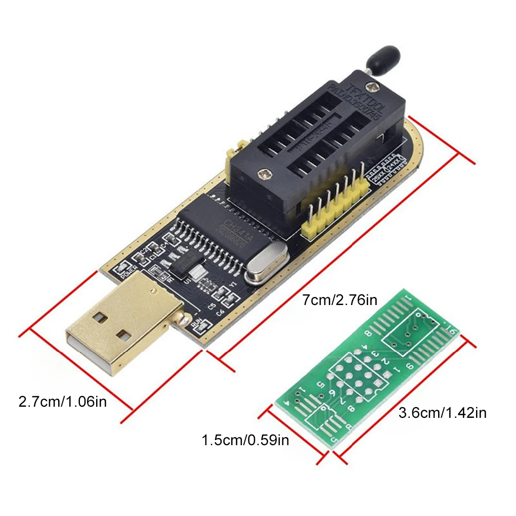 CH341A 24 25 Series EEPROM Flash BIOS USB Programmer Module For EEPROM 93CXX / 25CXX / 24CXX