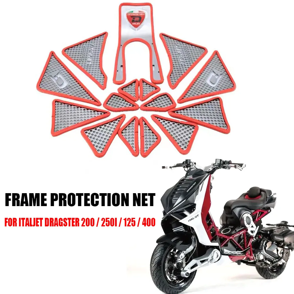 

New Motorcycle Frame Protection Net For Italjet Dragster 200 / 250i / 125 / 400