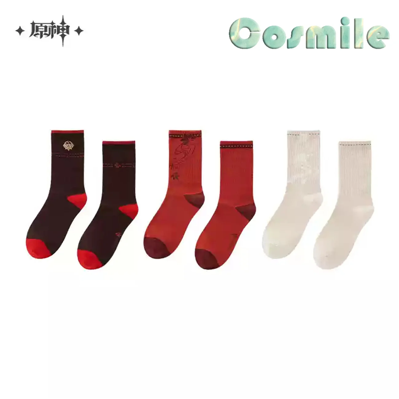 Official Genshin Impact Kaedehara Kazuha かえではら かずは Haori Maple Leaf Men Woman Fashion Casual Medium Socks Cosplay Accessories