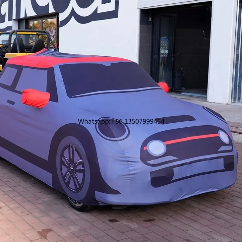 

RP006 Customized One on One Printing Anti-Wrinkle Soft Stretch Cloth Fabric Elastic Spandex Indoor Car Cover