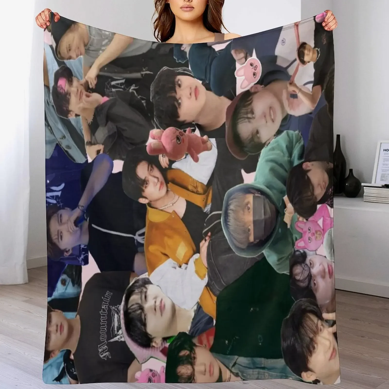 

K-Boyz Throw Blanket Warm Flannel Blanket for Couch Chair Bedroom