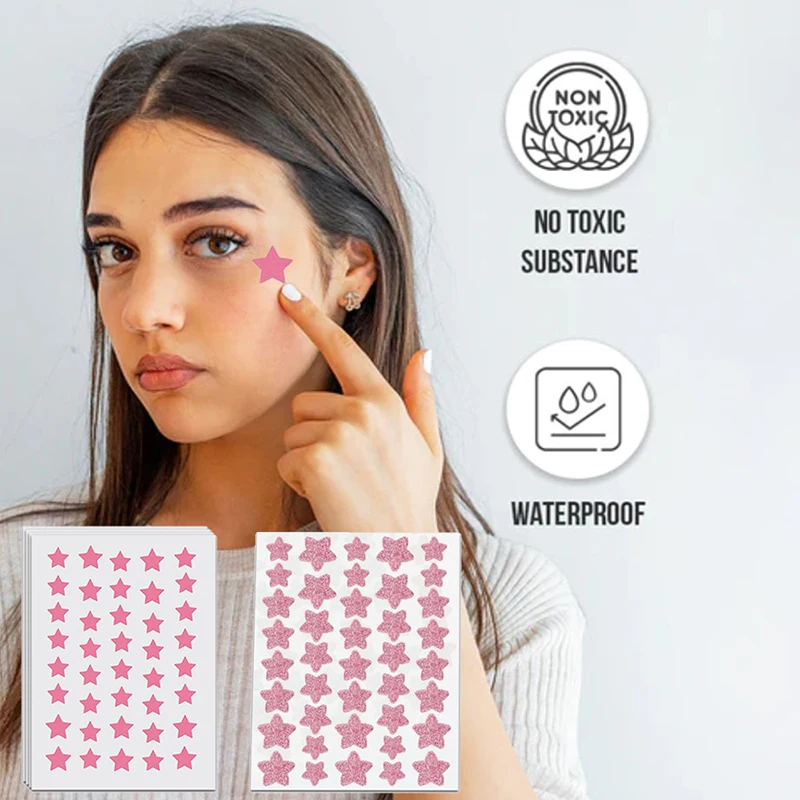 200/400Pcs Acne Pimple Patch Sticker Waterproof Acne Treatment Pimple Remover Tool Facial Mask Skin Care Hidden Pimple