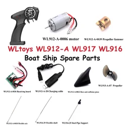 WLtoys WL911-A WL912-A WL915-A WL916 zdalnie sterowana łódka RC wysyłają części zamienne śmigło zdalnego odbiornika elastyczny wałek dziobowe części antykolizyjne