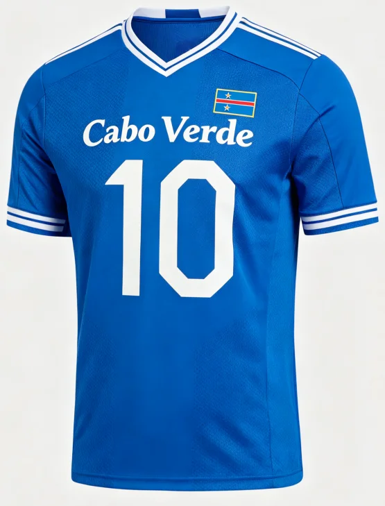 Camiseta de Verano con la Bandera Nacional de Cabo Verde, Transpirable, para Entrenamiento al Aire Libre, para Hombre y Niños