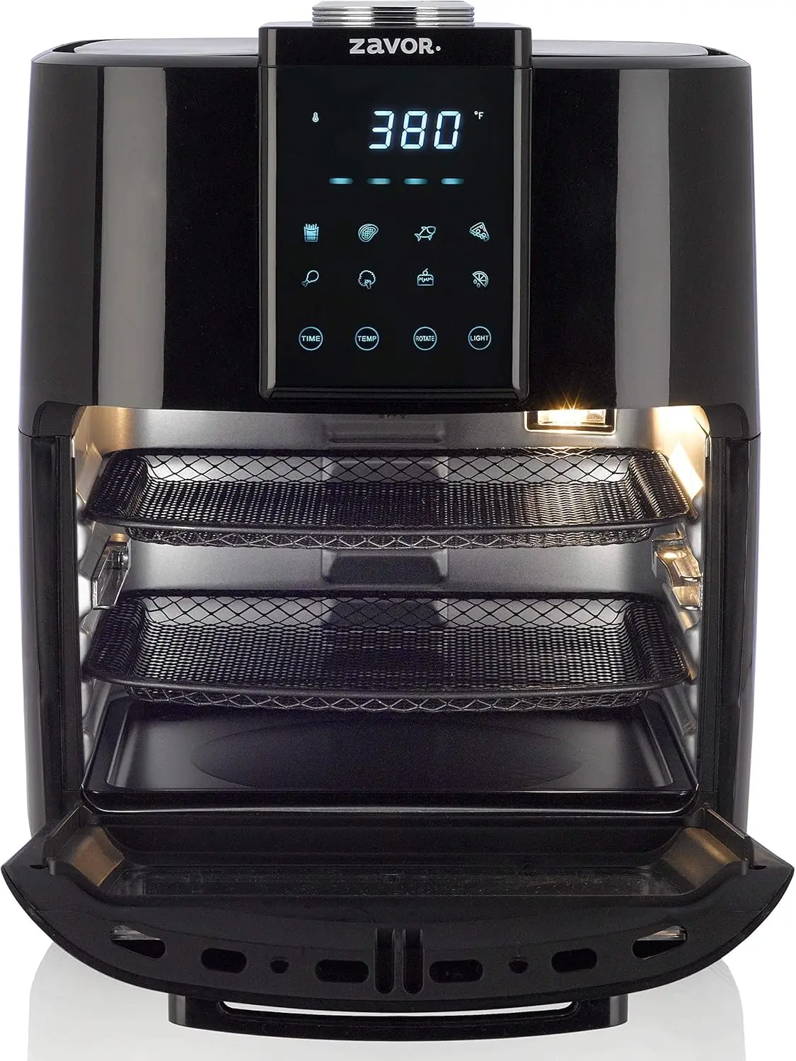 Air Fryer Dehydrator Combo with Rotisserie, Toaster Oven, Grill, Roaster & Convection Oven Functions, 12 Qt Large Capacity, 8 Pr
