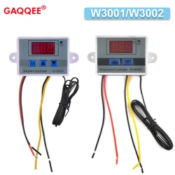 W3001 W3002 termostato regolatore di temperatura 10A 12V 24V 220V LED Digital Microcomputer Control termoregolatore multifunzionale