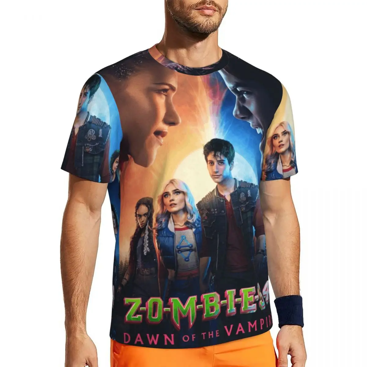 

Футболка «Зомби 4», «Старь вампиров», футболки для спортзала в стиле Харадзюку, быстросохнущая футболка с короткими рукавами, летняя винтажная одежда больших размеров