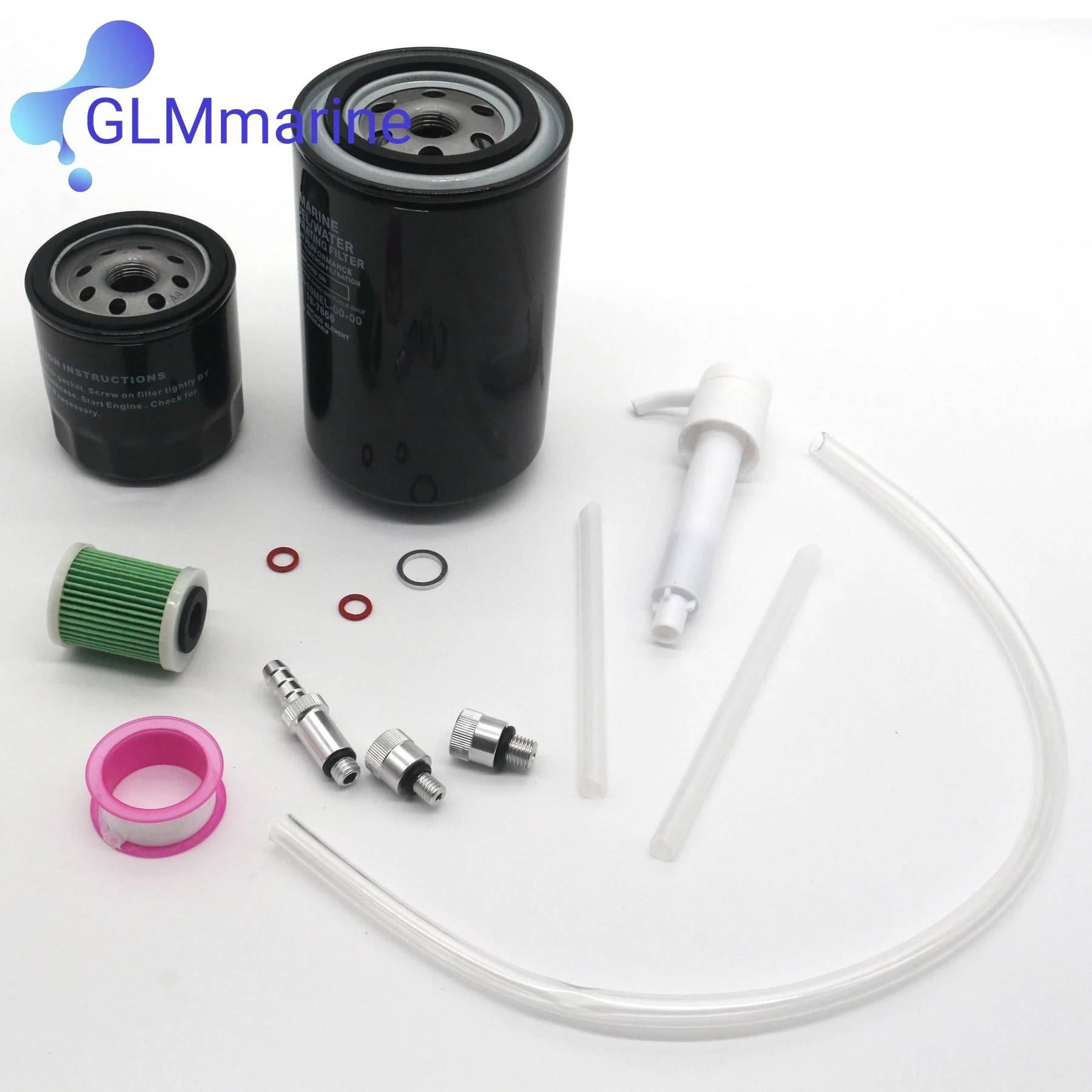 8M0222224 Fits for Yamaha Marine 4 Stroke F 150 To 250 HP Motors100 Hour Oil Maintenance Kit 69J-13440 MAR-10MEL-00 6P3-WS24A-00