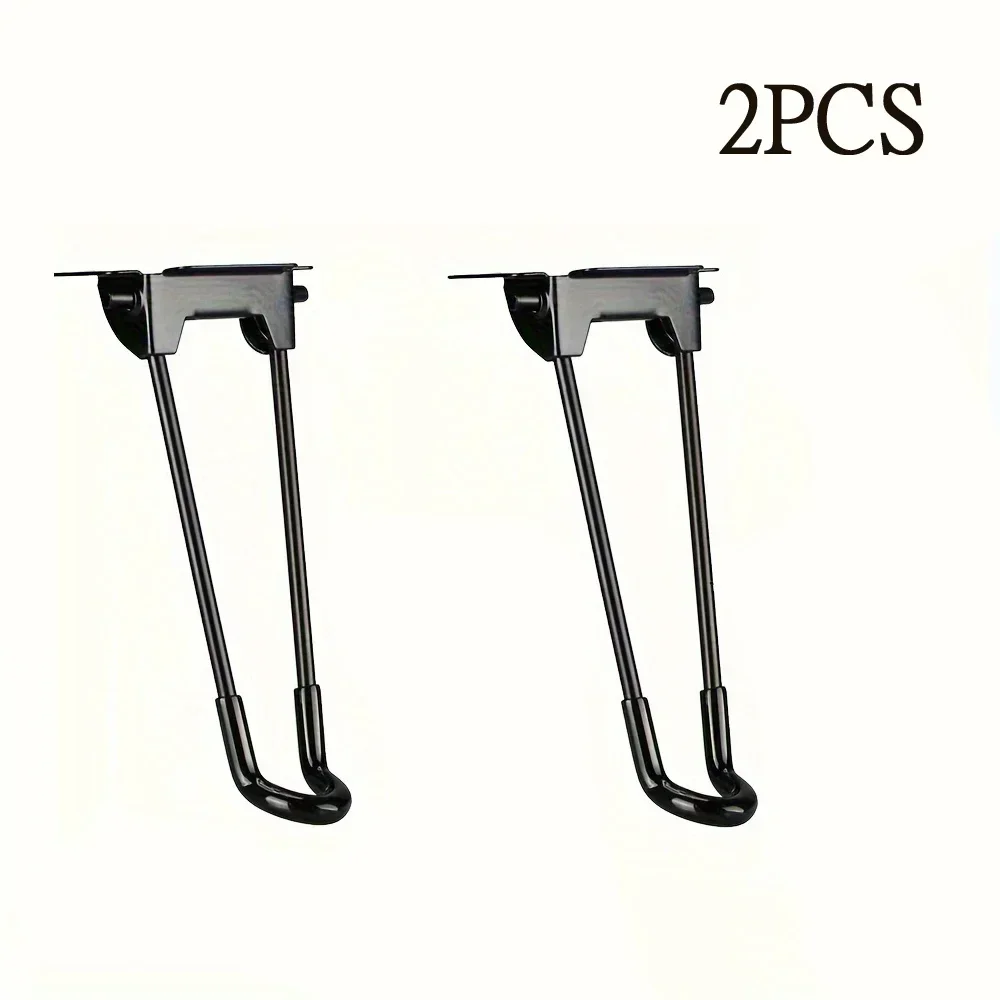 2/4PCS 18.5CM Metal hair clip furniture legs, detachable folding design, protective floor suitable for small coffee tables