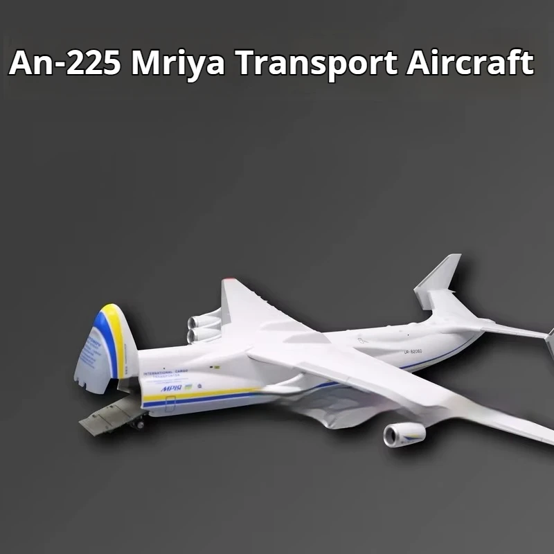 

An225 Mriya Transport Aircraft Model 1:200 Scale 44cm Assembleable Ukraine Livery Open Cabin Collectible Gift For Aviation Fans