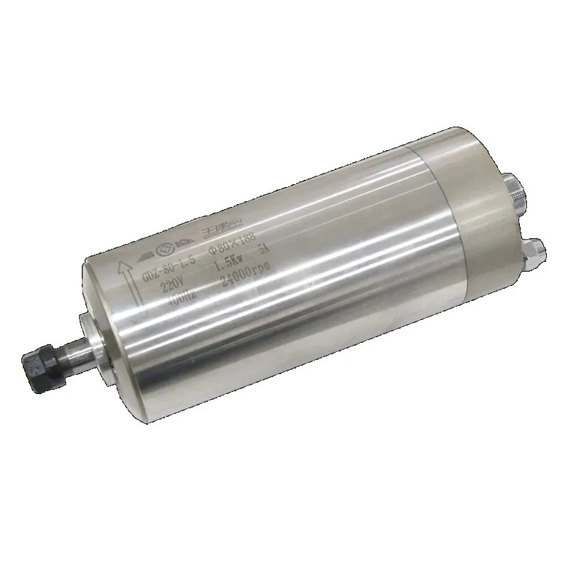 GDZ80-1.5 1500W Water-Cooled CNC Router Spindle ER11 Good Price Machine Tool Spindle for Woodworking