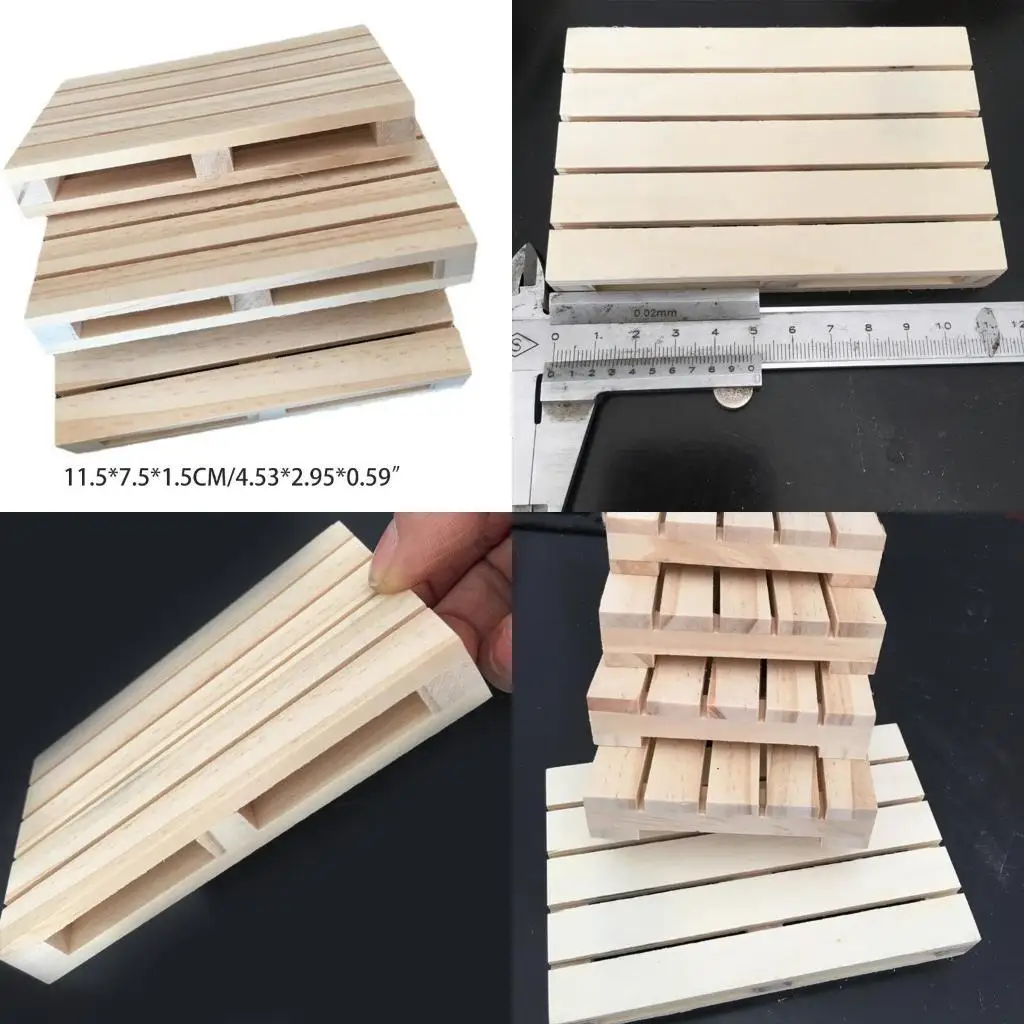 

E8BD Wooden Pallet Beverage for Hot Cold Drinks Drinking Glasses Premium Coffee Beer Unique Bar Accessories