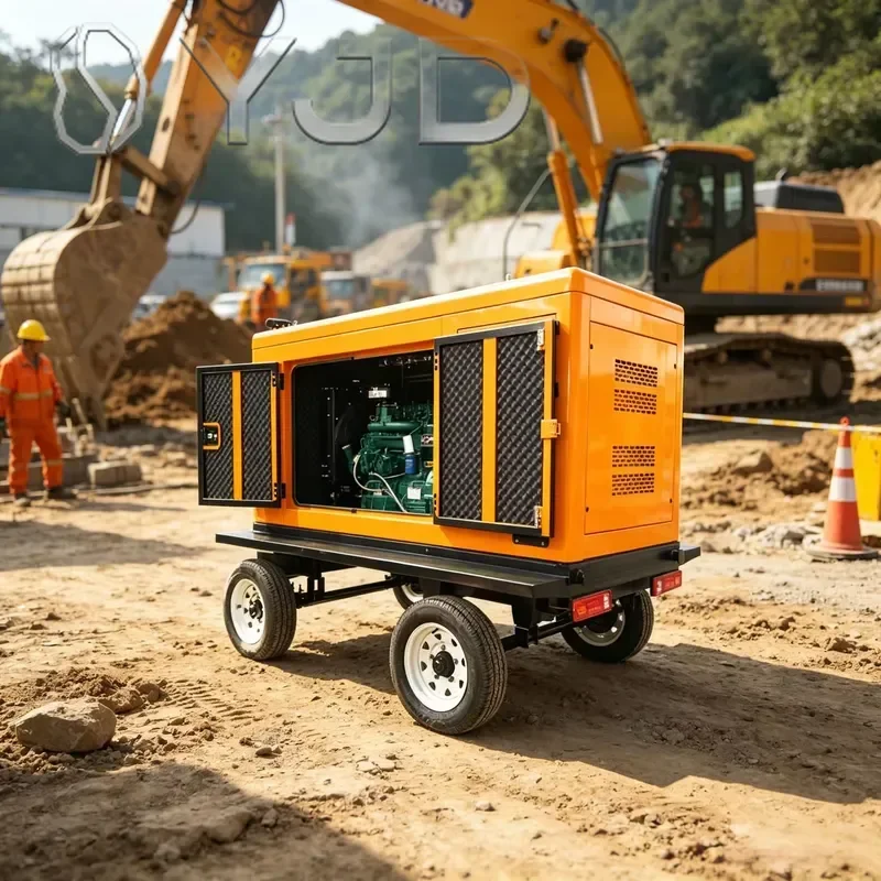 Smart Control Water Cooled Silent Diesel Generator with OEM Service, 4 Protections, for Reliable Power in Commercial