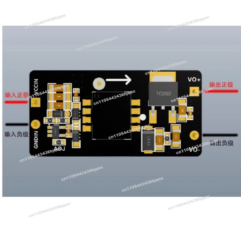 Power Module Isolation Protection Step-up Voltage Regulator Board, Low Ripple and Low Noise 5V12V15 Single To Single Channel