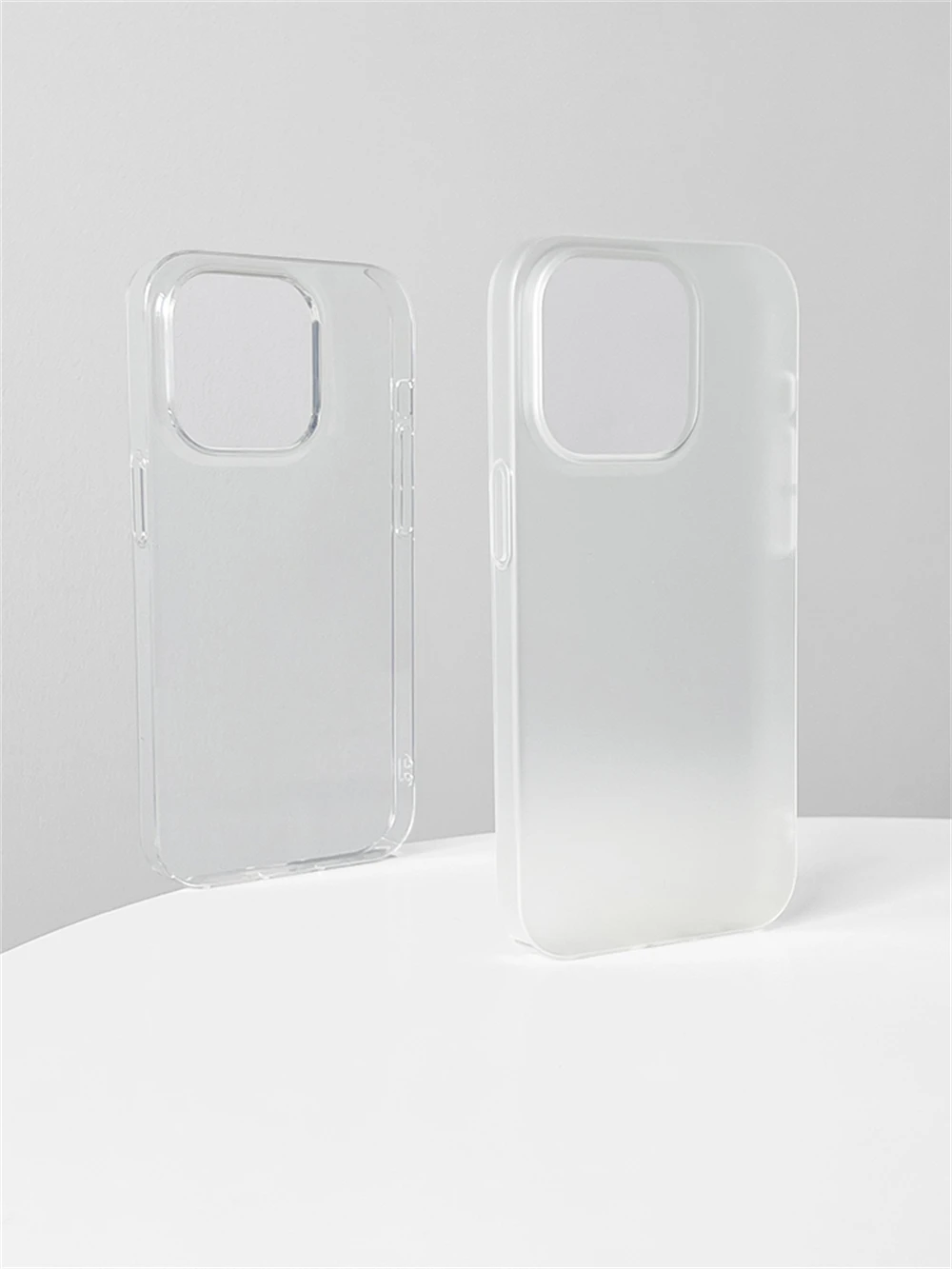 0,7 mm ultradünne, sandgestrahlte, mattierte Hart-PC-Hülle für iPhone 18 17 16 Pro Max 15 14 Plus 13 12, einfache transparente Abdeckung – Detail 9