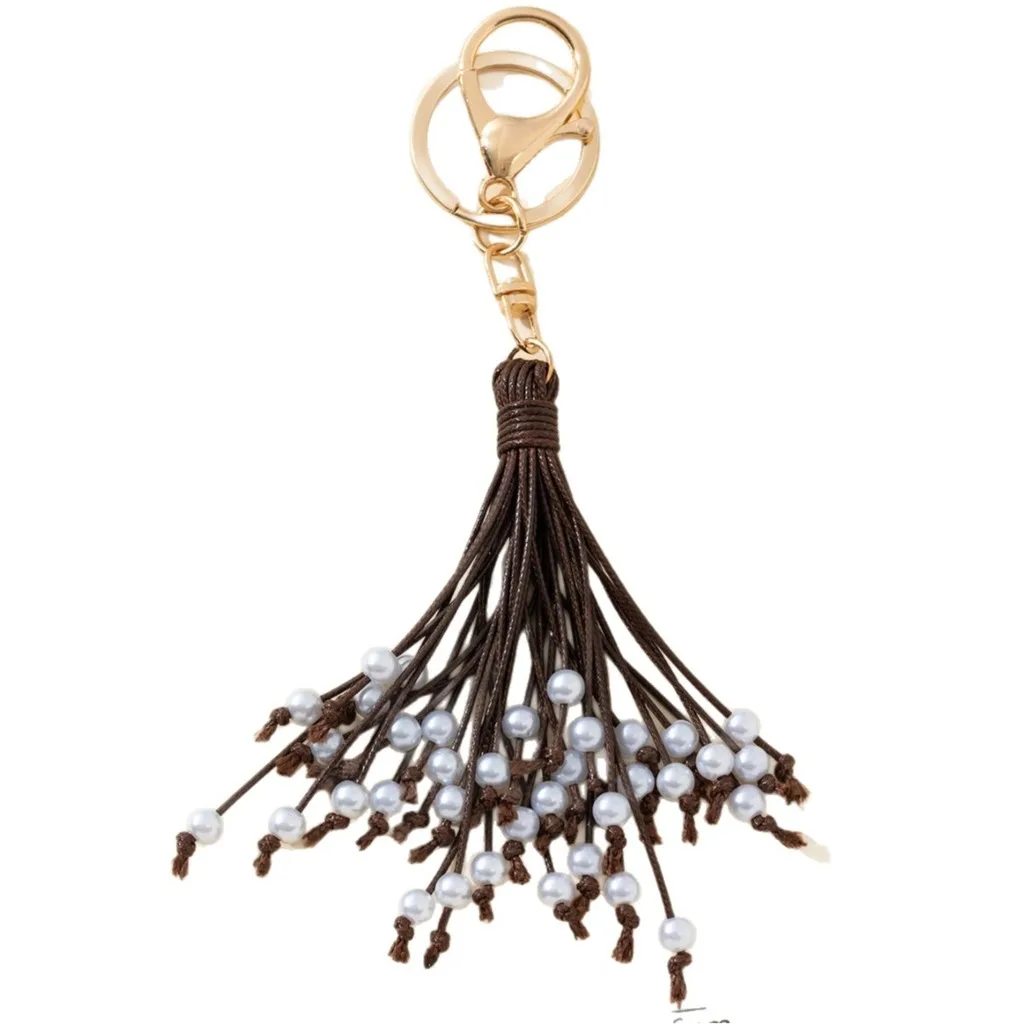 Bag Pendant Delicate Women'S Key Chain Key Chain Pendant Braided Tassel Key Chain For Commuting Scenarios House Keys Car Keys
