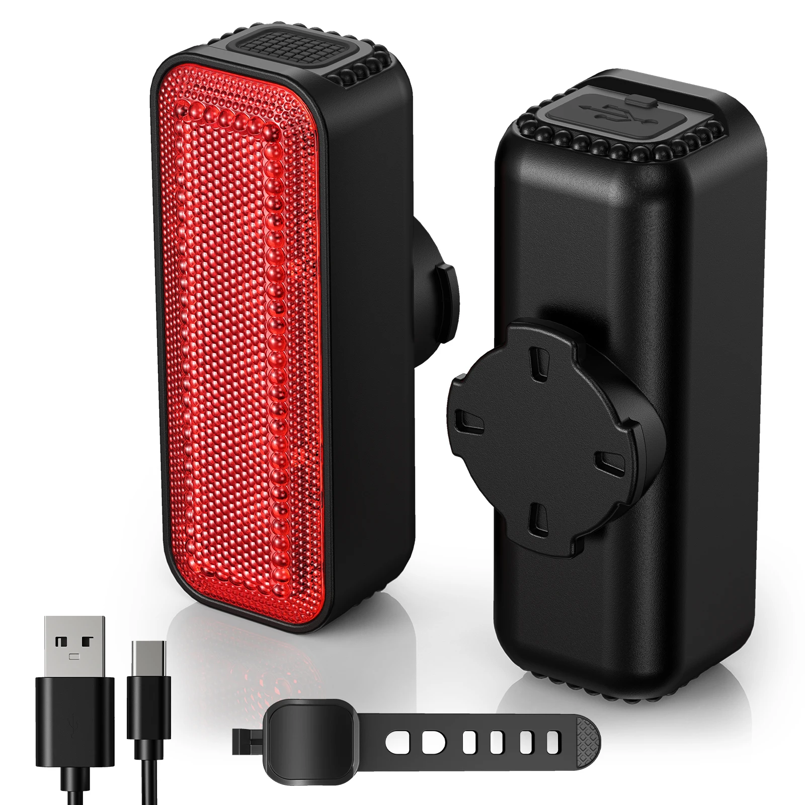 

2025 New Cycling Tail Light Highlight TYPE-C Charging Mountain Led Warning Bike Lights Tail Lamp Rear Light Bicycle Accessories