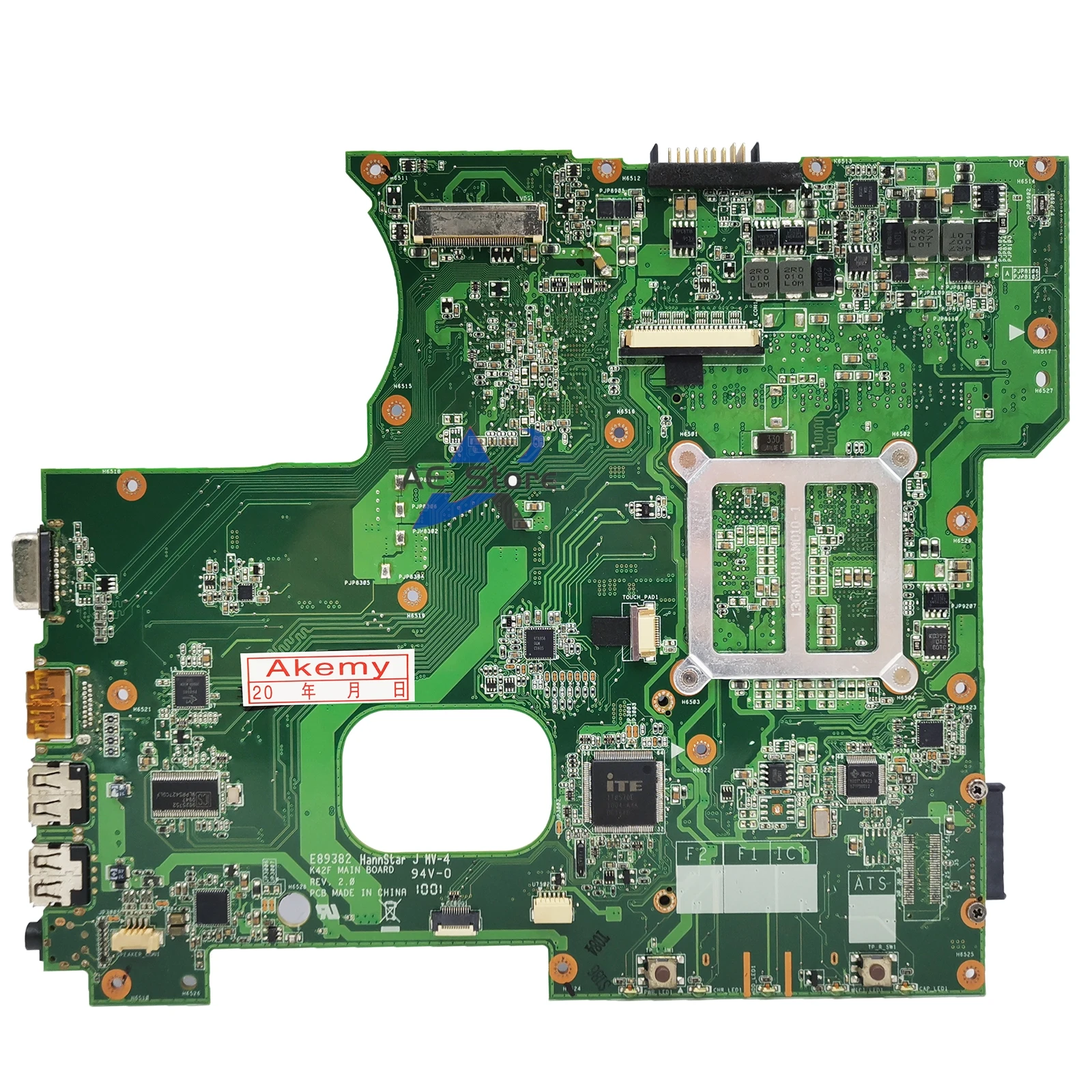 Материнская плата K42F для ASUS X42F U42F A42F P42F, материнская плата для ноутбука HM55 PGA-989, основная плата, 100% тест в порядке