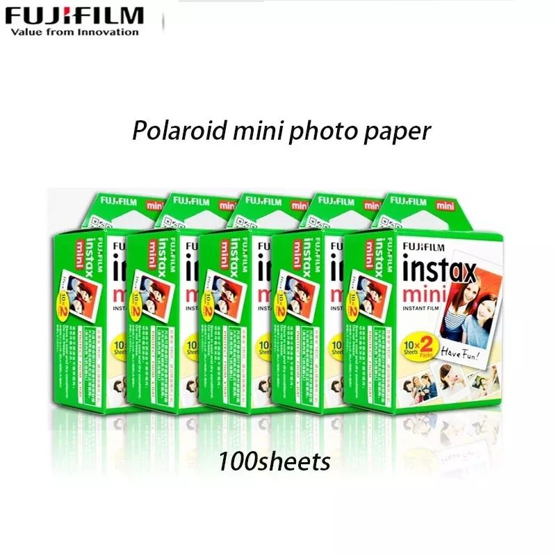 10-100 sheets Fuji Fujifilm instax mini 11 9 8 white Edge films for instax Instant Camera mini 8 9 7s Photo paper