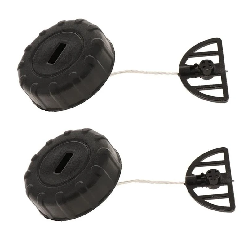 F92C Black Color Set Of 2 Chainsaw Fuels Tanks Caps Cover Suitable For MS180 MS170 MS018 MS017 Spare Parts Plastic Designing