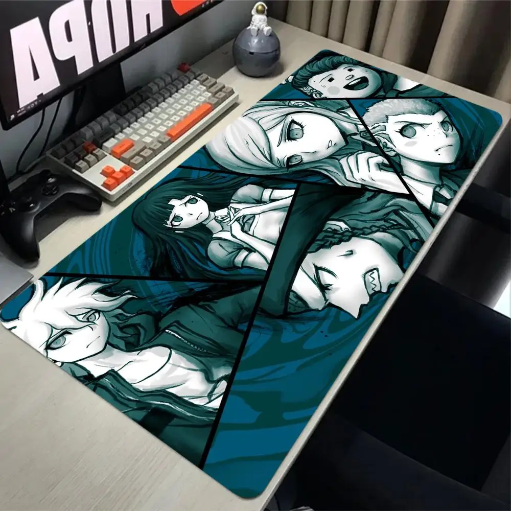 Kawai Anime Omori Deskmat Gaming Laptops Rubber Table Mat Gamer Lock Edge Keyboard Pad Mouse PC Gamer Cabinet Mausepad Accessory