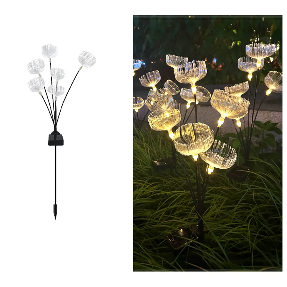 

Solar Powered Outdoor Solar Jellyfish Light Waterproof Energy Saving Landscape Lawn Lamp Durable RGB 6 Heads Jellyfish Light