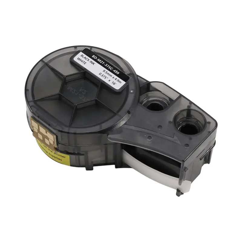 Vinyl Labeling TAPE Cartridge M21-375-595-WT 19.1Mmx6.4MM For Brady BMP21-PLUS Self-Laminating Label Maker