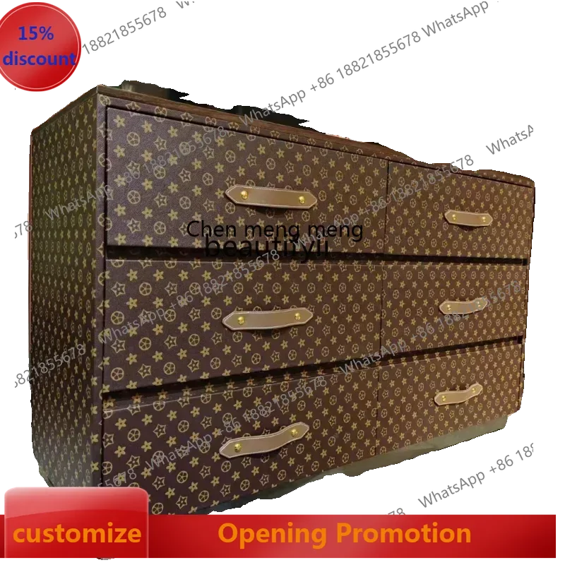 

ss7304 ss03 American presbyopia chest dresser bedroom drawer type household bar table island table hard box mail cabinet