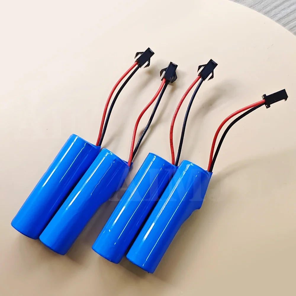 

3.7V lithium ion rechargeable battery 3500MAH 18650 with replacement socket, emergency lighting XH2.54/SM