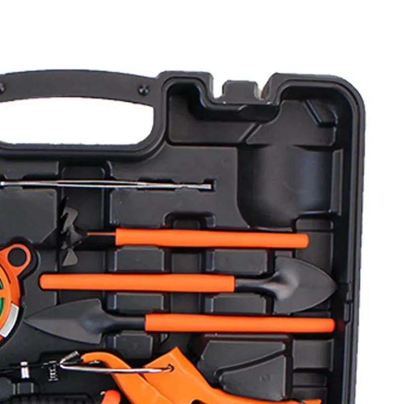 Garden Tool Set Professional Hand Kit with Folding Saw Pruning Shears Watering Can and Storage Case for Planting