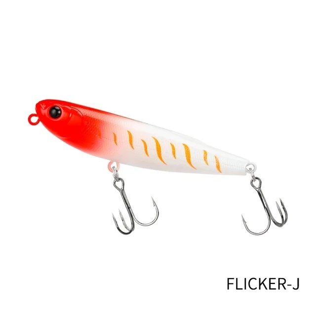 TSURINOYA FLICKER 70F Z Dog Topwater Walker Angelköder 70mm 8,4g Künstlicher Pencil Floating Stick Hard Bait für Barsch und Hecht