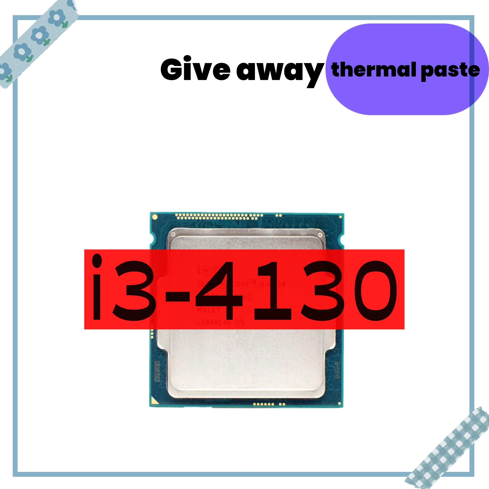 

Core i3-4130 i3 4130 Двухъядерный четырехпоточный процессор 3,4 ГГц 3M 54 Вт LGA 1150