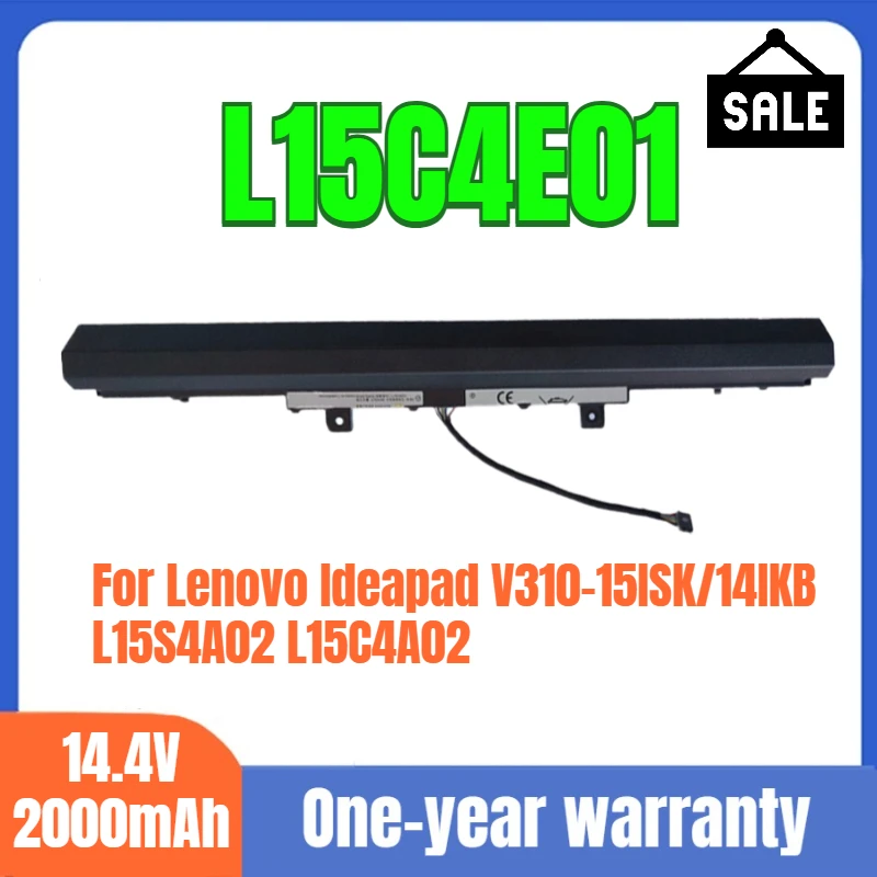 

L15C4E01 Lenovo laptop battery for Lenovo Ideapad V310-15ISK/14IKB L15S4A02 L15C4A02 high quality battery 14.4V 2000mAh