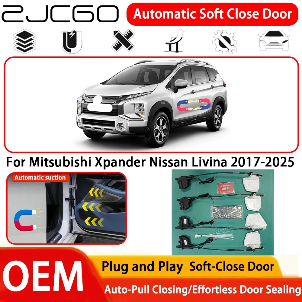 

Система автоматического мягкого закрывания дверей (Soft Close) для Mitsubishi Xpander и Nissan Livina 2017-2025, OEM, Plug and Play