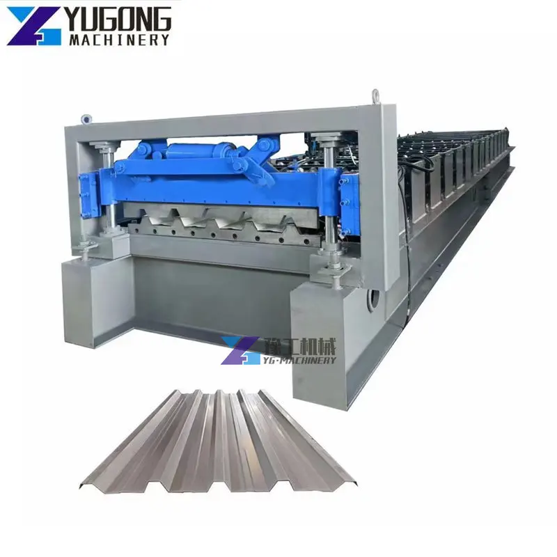 High Quality Glazed Tile Ibr Sheet Double Layer Trapezoidal Roof Press Making Machine Roll Forming Machinery