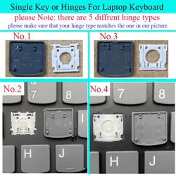 Key cap hinges Clip For Lenovo V15-IGL 82C3 V15-ADA V15-IIL V145-15AST V155β15API S145-15 laptop Keyboard Keys