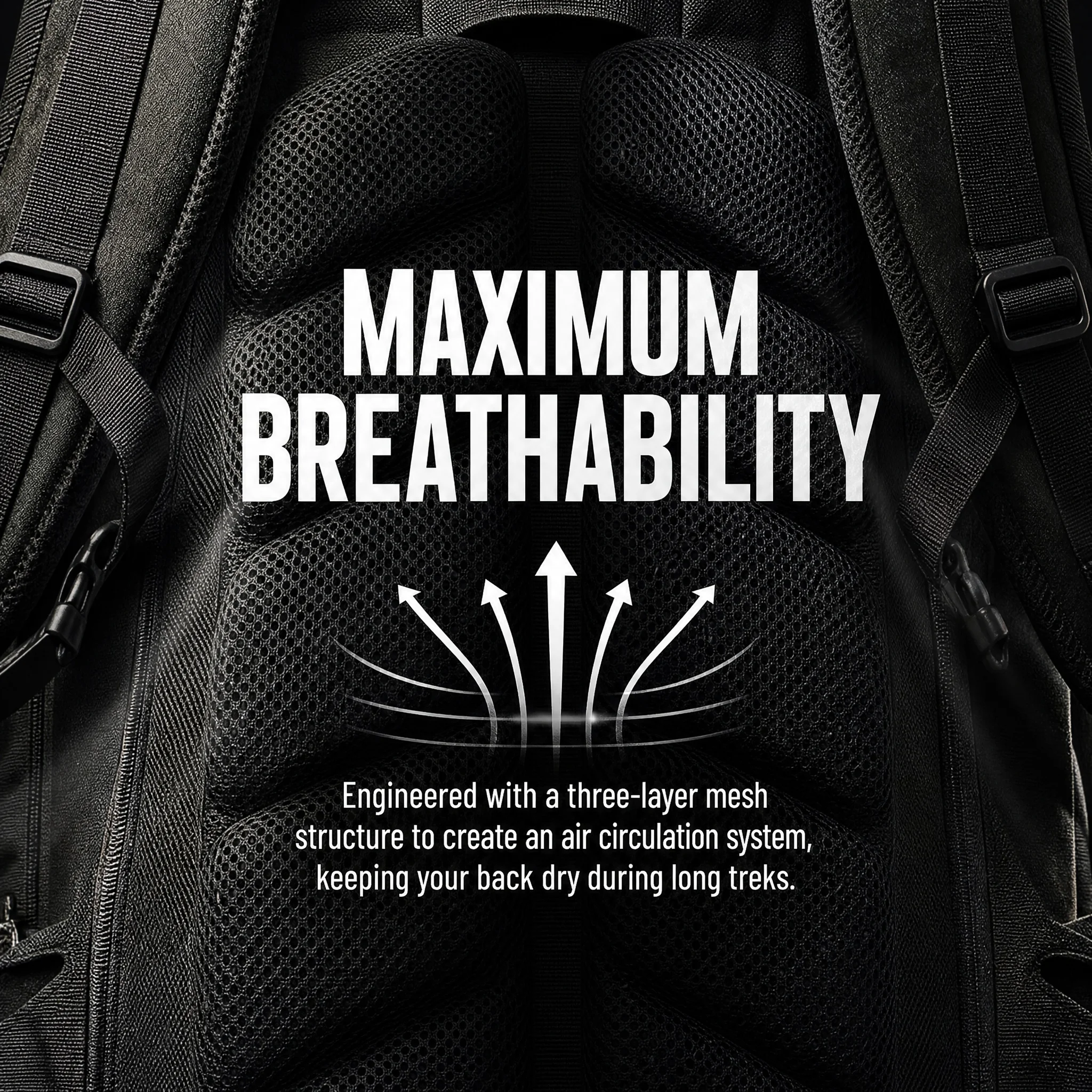 Classic Tactical Backpack With Large Capacity For Hiking And Travel_voghion.com